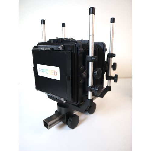 70 - Cambo 4x5 SCX Monorail Large Format Camera + additional large format monorail camera , accessories a... 