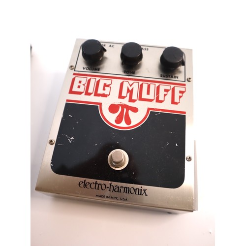 16 - Vintage Electro Harmonix Big Muff Guitar Pedal  EH 3003 Board +1970's Univox Volume Pedal