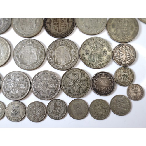 151 - Quanity of British & Irish Silver coins including 1966 Irish 10 shillings silver coin Patrick Pearse... 