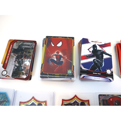 276 - A group of collectable trading / hobby cards including Spiderman cards + Topps Chrome Tennis & 1990'... 