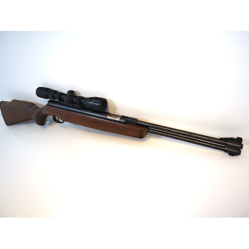 279 - Weihrauch HW 77K Spring Powered Under lever Air Rifle with 2-7x Kassnar Wide Scope