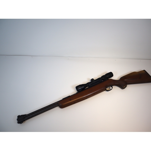 279 - Weihrauch HW 77K Spring Powered Under lever Air Rifle with 2-7x Kassnar Wide Scope