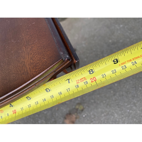 703 - Two Antique mahogany side tables