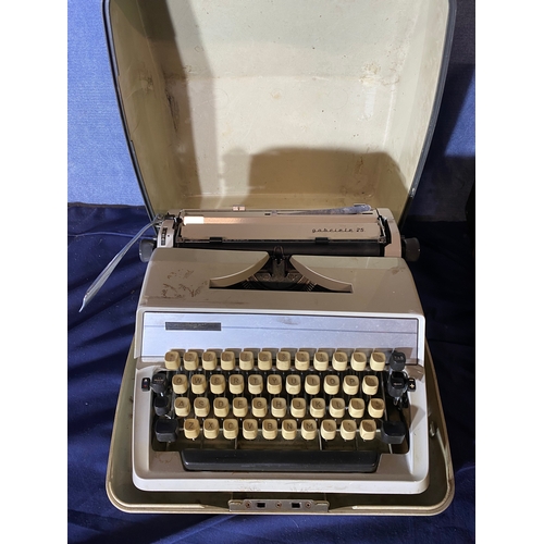 664 - Vintage Gabrielle 25 and Erika type writers