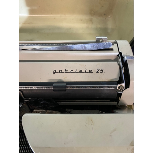 664 - Vintage Gabrielle 25 and Erika type writers