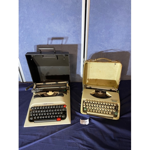 665 - Olivetti LetterA12 and Olmpia Werke type writers