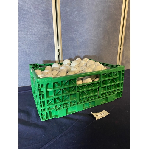 675 - A quantity of Golf balls including Nike, Top Flite, Titleist and more