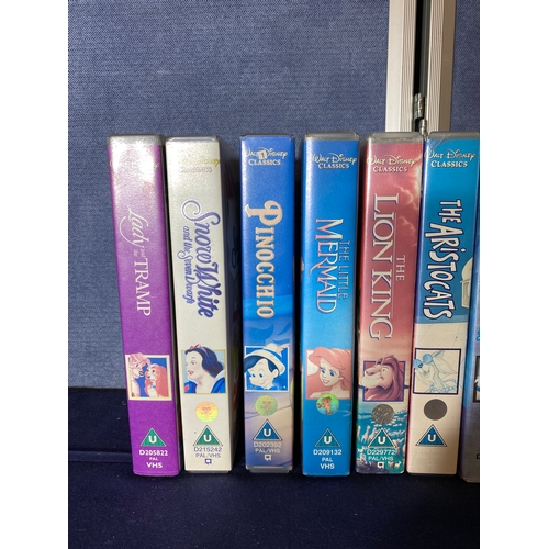 687 - 12 Disney VHS videos