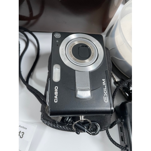 643 - A large quantity of photography related equipment including Olympus portable video cassette recorder... 