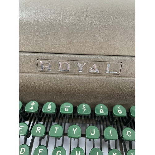 655 - Vintage Royal and Remington type writers