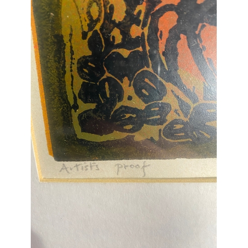 726 - Artist proof Lush Dawn signed by Tessa spencer Pryse and Heinz Hock print