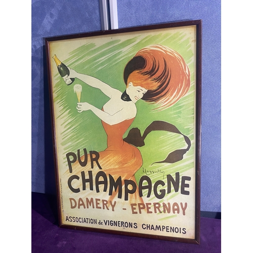 728 - Vintage Pur Champagne art Noveau poster