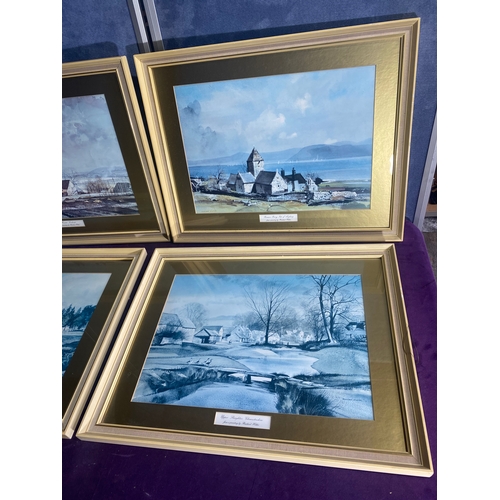 737 - A collection of Landscape prints from paintings by Rowland Hilder