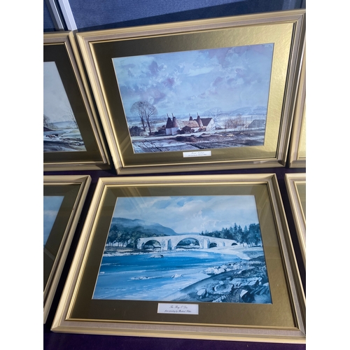 737 - A collection of Landscape prints from paintings by Rowland Hilder