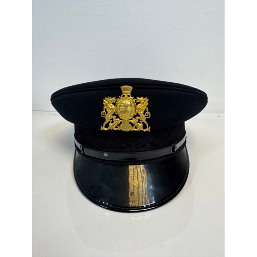 240 - Corporation of London Market Constabulary Hat with Brass City of London Cap Badge - Obsolete Size 7.... 