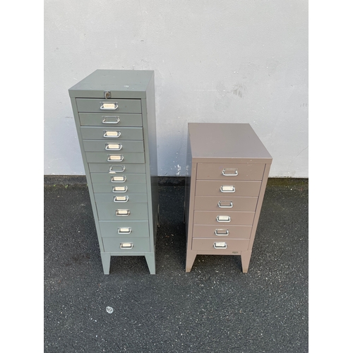 772 - Two metal filing cabinets