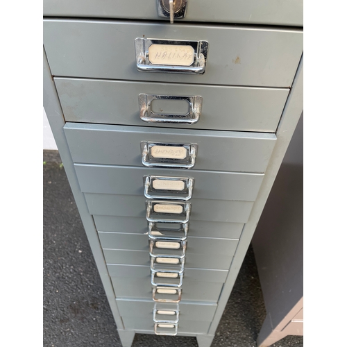 772 - Two metal filing cabinets