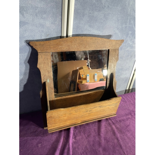 775 - Letter stand Mirror and Ornate Gilt framed mirror