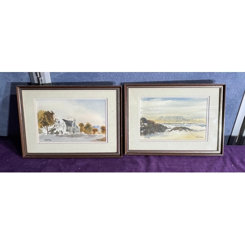 797 - Two original signed water colours by Peter Nills