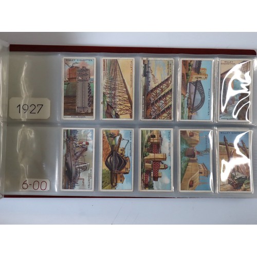 102 - Album Containing Wills & John Player Cigarette Cards Multiple Royalty, Trades, Emblems, Planetary Co... 