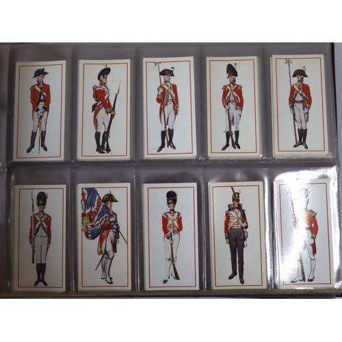 105 - Album Containing Wills & John Player Cigarette Cards Multiple Miscellaneous + Loose / Sleeved Cards ... 