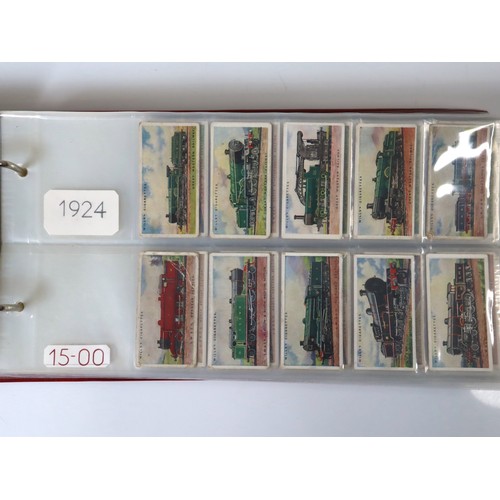 100 - Album Containing 15 Wills & John Player Cigarette Cards Multiple Transport Complete Sets
Sets includ... 