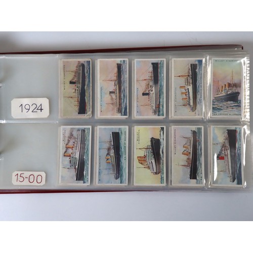 100 - Album Containing 15 Wills & John Player Cigarette Cards Multiple Transport Complete Sets
Sets includ... 