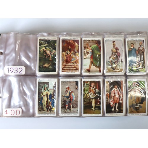 104 - Album Containing Wills & John Player Cigarette Cards Multiple Miscellaneous Favourites Complete Sets