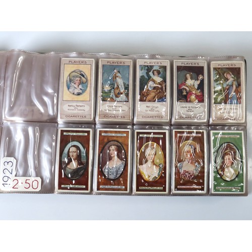 104 - Album Containing Wills & John Player Cigarette Cards Multiple Miscellaneous Favourites Complete Sets