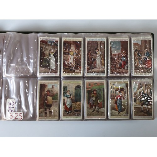 104 - Album Containing Wills & John Player Cigarette Cards Multiple Miscellaneous Favourites Complete Sets