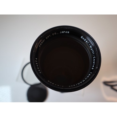 202 - SMC Takumar 6X7 1:4 300mm lens for Pentax 6x7 in soft case