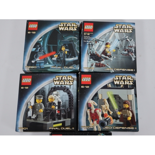 32 - LEGO Star Wars - 7200 Final Duel 1, 7201 Final Duel 2, 7203 Jedi Defense 1, 7204 Jedi Defense 2, 710... 