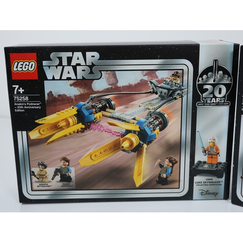 37 - LEGO Star Wars - 75258 Anakin's Podracer & 75261 Clone Scout Walker - 20th Anniversary Editions - Se... 