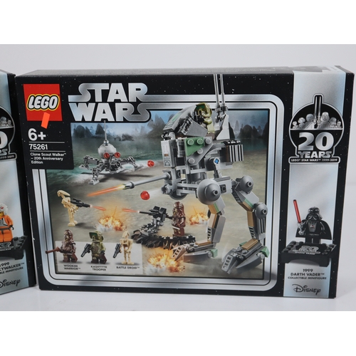 37 - LEGO Star Wars - 75258 Anakin's Podracer & 75261 Clone Scout Walker - 20th Anniversary Editions - Se... 