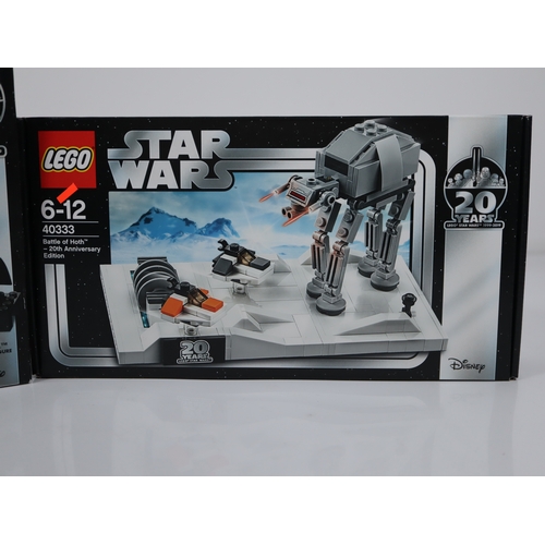 38 - LEGO Star Wars - 75261 Clone Scout Walker & 40333 Battle of Hoth - 20th Anniversary Editions - Seale... 