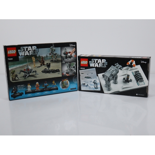 38 - LEGO Star Wars - 75261 Clone Scout Walker & 40333 Battle of Hoth - 20th Anniversary Editions - Seale... 