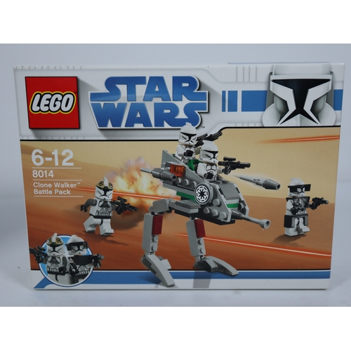 45 - LEGO Star Wars - 8014 Clone Walker Battle Pack & 501st Legion Clone Troopers - Sealed Box / Unused