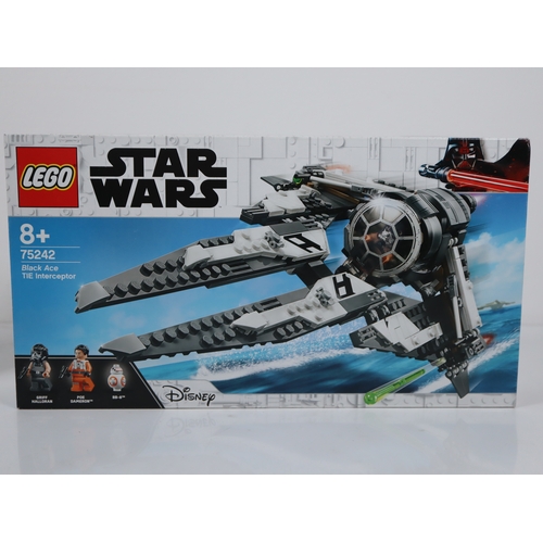 46 - LEGO Star Wars - 75242 Black Ace TIE Interceptor & 75250 Pasaana Speeder Chase  - Sealed Box / Unuse... 