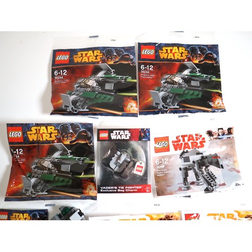 119 - LEGO Star Wars Sealed Polybags + Vaders Tie Fighter Exclusive Bag Charm 4520686, 30244 Anakin's Jedi... 