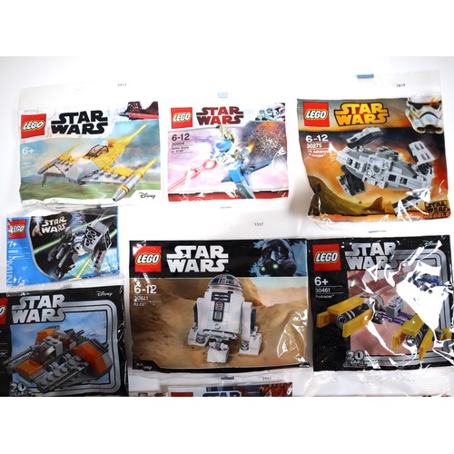 123 - LEGO Star Wars Polybag Mini Builds - 40288 BB-8, 30461 Podracer, 30275 TIE Advanced Prototype, 30497... 