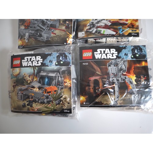 132 - LEGO Star Wars 75171,  75152, 75153, 75182 - Complete Sealed Bags with instructions no box