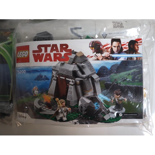 133 - LEGO Star Wars 75022, 75200, 75000, 75001 - Complete Sealed Bags with instructions no box