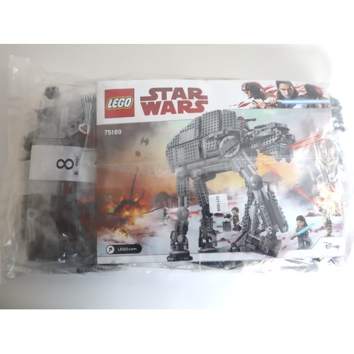 138 - LEGO Star Wars 75221 + 75189 - Complete Sealed Polybags + Instructions - No Box