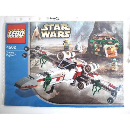 140 - LEGO Star Wars 4502 X-Wing Fighter Complete with minifigures, instructions - No Box