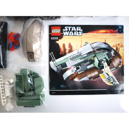 141 - LEGO Star Wars 6209 Slave 1 No Box - Missing Minifigures