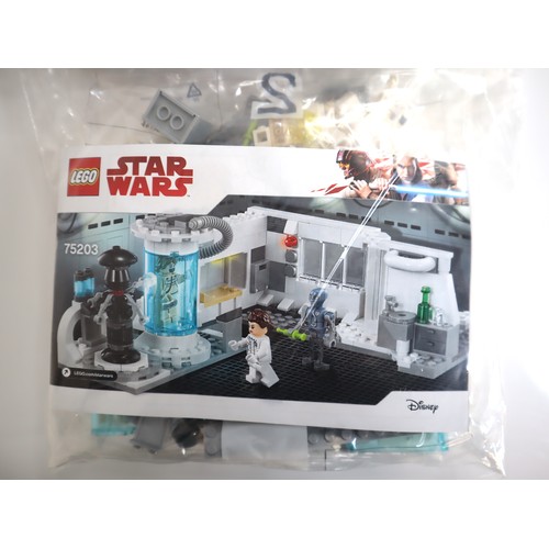 144 - LEGO Star Wars 75216 + 75203 - Complete Sealed Polybags + Instructions + Minifigures - No Box