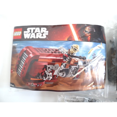 145 - LEGO Star Wars - 75215 / 75136 / 75099 - Complete Sealed Polybags + Instructions + Minifigures - No ... 