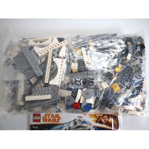 148 - LEGO Star Wars - 75212 Millennium Falcon Kessel Run - Complete Sealed Polybags, Instructions + Minif... 