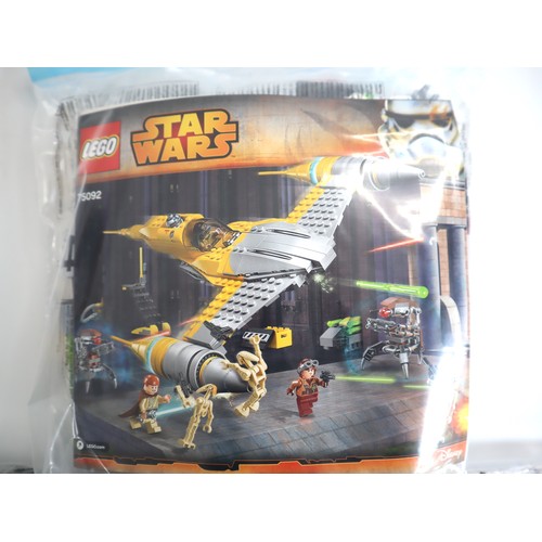 150 - LEGO Star Wars - 75092 , 75048, 75082 - Complete Sealed Polybags, Instructions + Minifigures