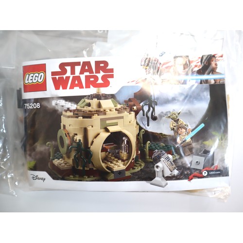 151 - LEGO Star Wars - 75199, 75205, 75208 - Complete Sealed Polybags, Instructions + Minifigures